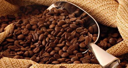 عکس دانه قهوه برای تهیه کرم پودر طبیعی