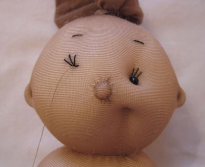 عکس چشم عروسک با جوراب