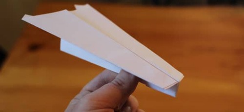 عکس آموزش ساخت موشک کاغذی
