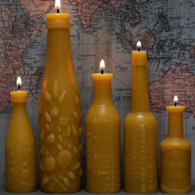 عکس ساخت شمع در قالب پلاستیکی