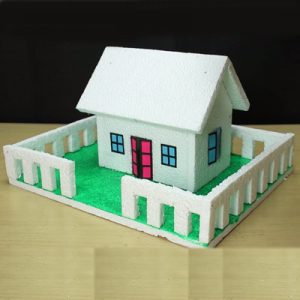 عکس آموزش ساخت ماکت خانه با فوم