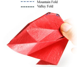 عکس آموزش قطعه اوریگامی سه بعدی