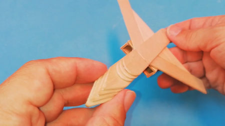 ساخت ماکت هواپیما با چوب بستنی