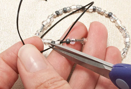 عکس آموزش ساخت دستبند کشی با دست