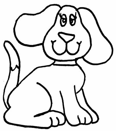 عکس آموزش نقاشی سگ کارتونی