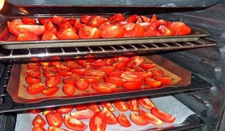 روش خشك كردن گوجه فرنگی