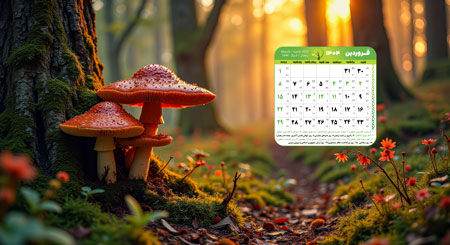 عکس دانلود تقویم دسکتاپ