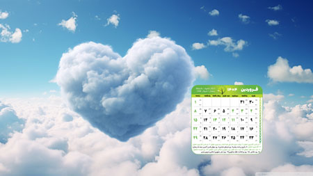 عکس ابر عاشقانه